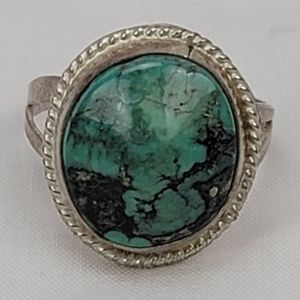 Tourquose Vintage Silver Ring Indian Jewelry